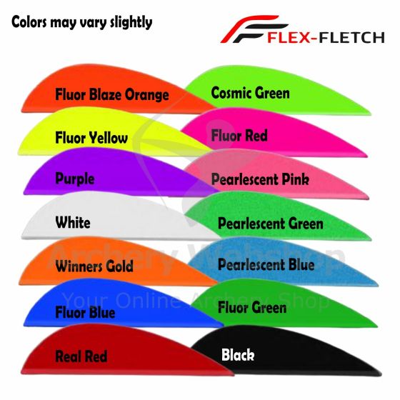 Flex-Fletch Shield Premium Competition Target Archery Vanes 187