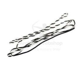 Flex Archery Bowstring B50 Traditional Flemish 14 strands Black & White