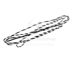 Flex Archery Bowstring B50 Longbow Flemish Black & White