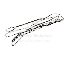 Flex Archery Bowstring Fast Flight Longbow Flemish Black & White