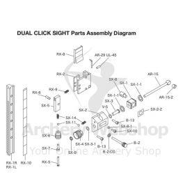 Shibuya Dual Click Sight Parts