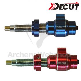 "Discover the Zx229 Decut Button/Plunger: Your key to archery precision. Engineered from premium copper with meticulous lathe processing, featuring anodic oxidation and laser engraving for enduring performance and striking aesthetics. Choose from red, bla