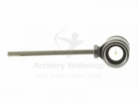 Close-up image of the Decut Scope Recurve Tawant 1.0 mm, featuring an anodized aluminum body and a high-transparency acrylic lens, designed for precision archery with recurve bows.