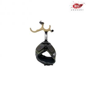 B3 Archery Ranger hinge-style release with a micro-adjust moon system and patented flex connector. Features auto hook return, a comfortable wrist strap, and a durable cerakote brown finish. Perfect for bowhunting and competition. Contact us for details on