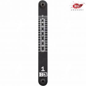 Laser-engraved metal sight tapes from B3 Archery, designed for Exact Target and Exact 3D sights. These weather-resistant scales offer long-term durability, clear markings, and precision adjustments. A must-have accessory for field and 3D archers who deman
