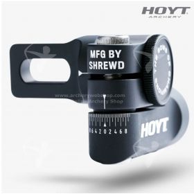 Precision is paramount, and the Hoyt Atlas Sidebar Adapter delivers with laser-engraved indicator lines. These markings provide clear guidance, ensuring consistent setup and repeatability shot after shot. Additionally, the adapter features an anti-walkout