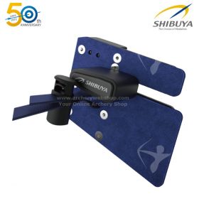 Featuring a flat plate design, the SHIBUYA APEX Tab offers a natural anchoring surface with a TiltLok Finger Spacer for consistent performance. Made from high-quality Cordovan leather, it ensures superior comfort and durability. The tab is adjustable and 
