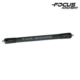 Focus Archery Stabilizer Performance Short, lightweight carbon stabilizer available in lengths of 25.4 cm (10 inches) and 30.5 cm (12 inches). Ideal for low to mid-poundage bows, enhancing stability and reducing vibration for greater accuracy.
