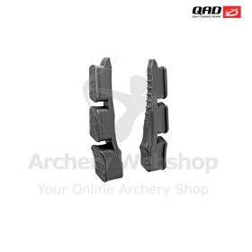 Detailed view of MX2 replaceable Launcher Dampers designed for quiet performance, vibration reduction, and customizable styling on the MX2 arrow rest. Precision-engineered construction helps absorb unwanted sound and vibration around the launcher while pr