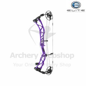 The Elite Allure 2024 women’s compound bow in elegant design, measuring 31 in (78.7 cm) axle-to-axle with a 6.25 in (15.9 cm) brace height. Featuring the SPX Cam System and V3 Smooth Mods for up to 340 fps (103.6 m/s). Lightweight 4.0 lbs (1.81 kg) bow wi