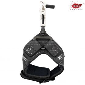 B3 Archery Hawk Pro Swivel, a high-performance single sear release with an open hook design. Features auto hook and trigger return, a padded wrist strap, and a large knurl trigger for better control. The patented swivel connector offers 360-degree rotatio