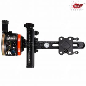 Exact Competition Hunter by B3 Archery, a competition-ready bow sight featuring three-axis adjustments, an elevation adjustment knob, and multiple pin configurations for ultimate customization. Test before buying at Archery Service Center.