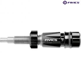 "Fivics Airex Cushion Plunger: Engineered for arrow flight stability with a Hastealloy pressure point. Adjustable tension settings and versatile thread size make it a top choice in archery."