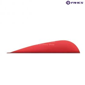 Fivics Rubber Vanes offer a reliable choice for arrow fletching replacement. With a profile of 1.65 inches and a height of 7/16 inch, these vanes come in a pack of 50, ensuring you have an ample supply for your archery needs. Featuring a parabolic shape, 