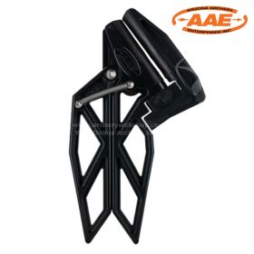 What sets this bow pod apart is its adjustable angle clamp system, featuring AAE's patented gripper cone design. This innovative system addresses the instability caused by the diverse limb pocket angles found in today's compound bows, ensuring a secure fi
