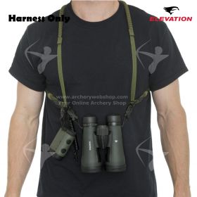 Experience unparalleled convenience in the field with the Elevation Dual Bino Harness. Constructed from durable PVC, this harness accommodates both binoculars and rangefinders, providing stable support with its webbing design. Choose from three wearable o