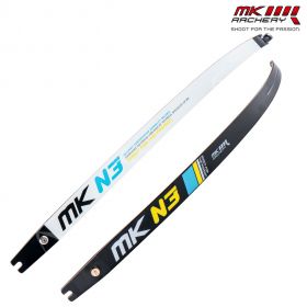 Elevate your archery experience with Mk Korea's latest offering, the Limbs N3 Carbon/Wood. These ILF limbs feature adjustable weights in 2 lb increments from 26 to 44 lbs, providing versatility for archers of all levels. Crafted with a blend of carbon and