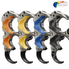 The HBC Aileron (Reo Wilde Signature Series) provides revolutionary ergonomic comfort with its adjustable handle width, knurled grips, and patented vertical customization. A perfect fit for any hand size, it includes dual-axis adjustments to optimize accu