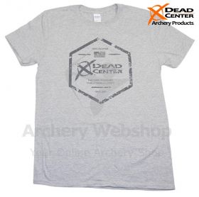 Dead Center Logo T-Shirt Short Sleeve Vintage Gray