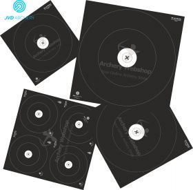 JVD Products IFAA Set Target Faces Hunter