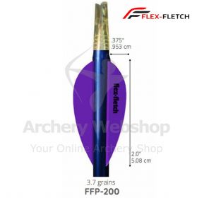 Flex-Fletch Parabolic Target Archery Vanes 200