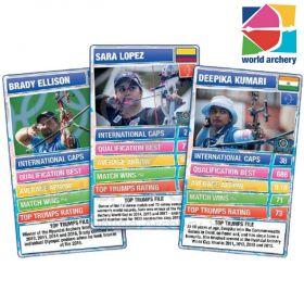 World Archery Top Trump Card Game