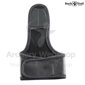 Buck Trail Thumb Guard Leather Strap Black
