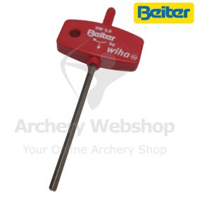 Beiter T-Hand Hex Wrench 3mm Red