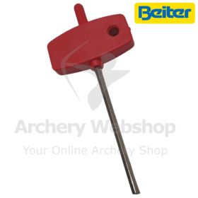 Beiter T-Hand Hex Wrench 3mm Red