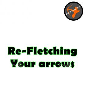 Arrow Re-Fletching One arrow Incl Cleaning