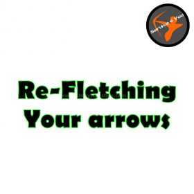 Arrow Re-Fletching One arrow Incl Cleaning