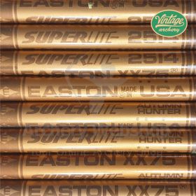 Vintage Easton Shafts XX75 Super Lite 2514 - 9 Pieces