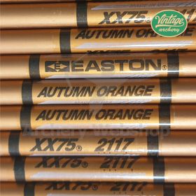 Vintage Easton Shafts XX75 Lite Autumn Orange 2117 - 12 Pieces
