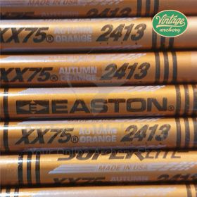 Vintage Easton Shafts XX75 2413 Ultra Lite Autumm Orange - 7 Pieces