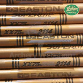 Vintage Easton Shafts XX75 2114 Ultra Lite Autumm Orange - 11 Pieces