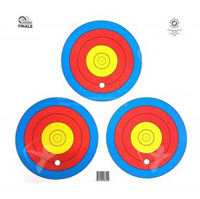 Maple Leaf LAS Classic Finals 3x40cm Target Face with Bonus Ring One Piece