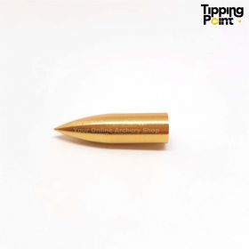 Tipping Point Archery Glue On Bullet For Wooden Arrows Brass with Thread