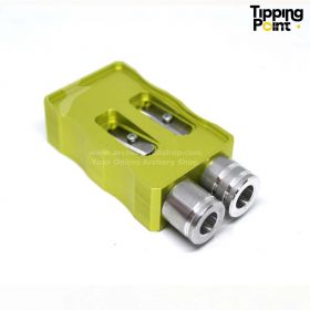 Tipping Point Archery Gold Aluminum Sharpener For Wooden Shafts