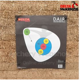 Enhance your archery skills with the Delta ASA Indoor Round (D.A.I.R.) target, perfect for practicing and mastering the unique tournament format of the ASA Indoor Tournament.