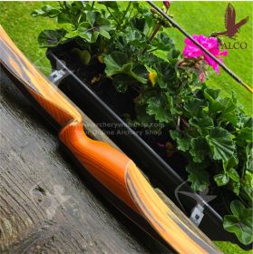 Falco Longbow Icon 64 Inch Yellow Black Orange