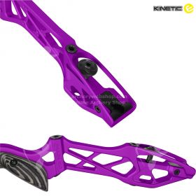 The Kinetic Zivio V2 ILF riser, crafted from CNC-machined 6061-T6 aluminum, combines durability and precision for archers at all levels. Featuring a stiff reinforced structure, ergonomic wooden grip, and advanced ILF limb alignment, it delivers reliable p