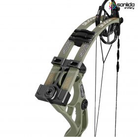 The Dragon 10 Compound Bow in Desert Grey offers a precision-engineered CNC-machined riser, a stable front bridge, and an advanced limb system for smooth shooting. With a 33.5-inch (85 cm) axle-to-axle length and a blazing speed of 340 fps (103.6 m/s), it