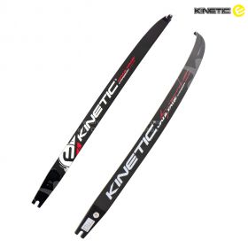 Kinetic Vaultage ILF limbs with sleek matte finish and slim profile. Made from high-strength cross carbon and a layered foam core for smooth performance and increased arrow speed.