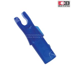 Bohning Smooth Release Insert Nock for target archery, fitting .246” (6.25 mm) ID arrows. Lightweight 7.0 grains (0.45 g) design with single-click engagement for consistent accuracy. Made from durable polycarbonate in 17 vivid colors including Apricot, Ne