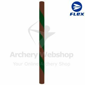 Flex Bowstring Long Bow Flemish "Forest" Brown & Dark Green