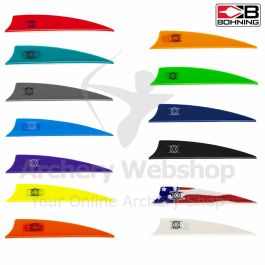 Bohning X Vanes Shield Cut 3 in. Satin Blue 36 pk. main image 1